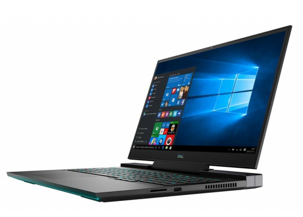 Laptop DELL Inspiron G7 7700 dla graczy widok lewy skos