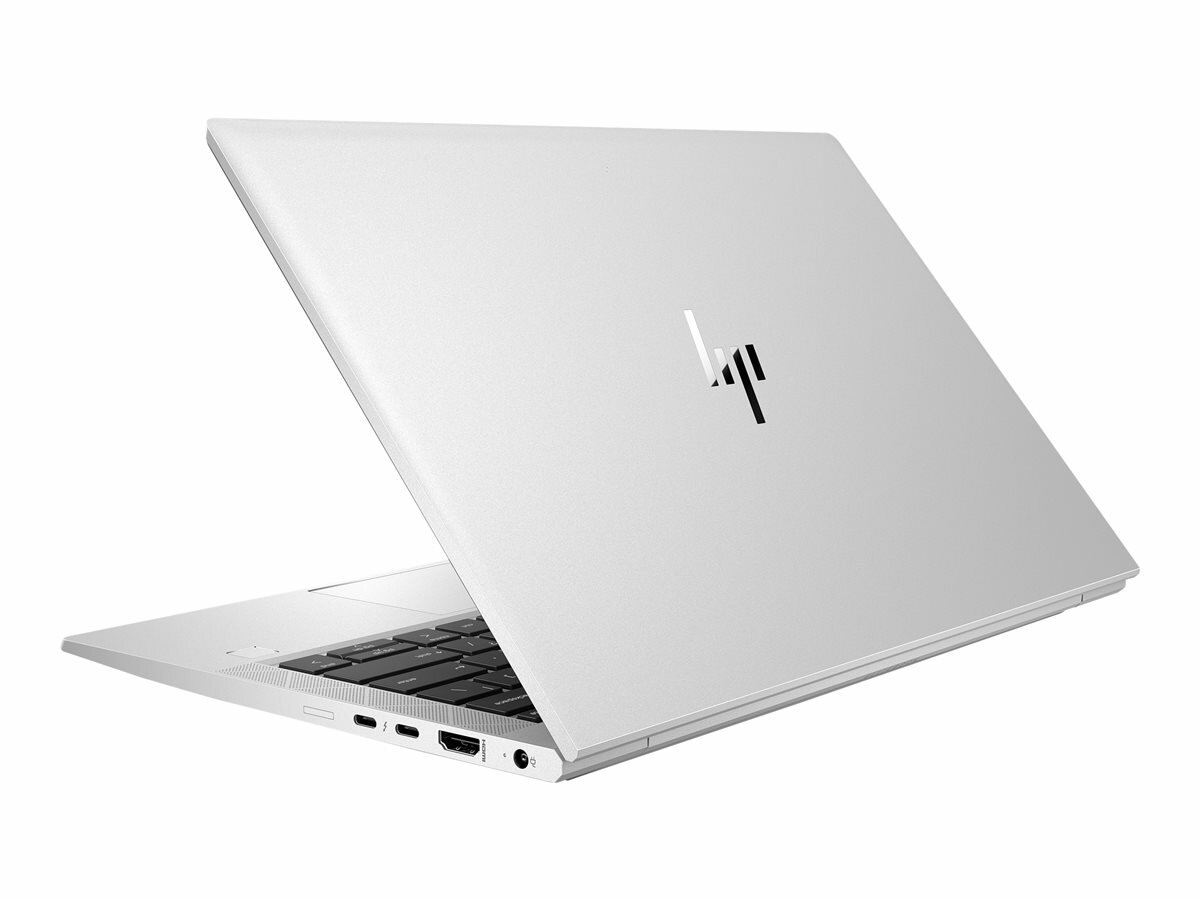 Notebook HP EliteBook 830 G7 176X8EA  przymknięty laptop, widok z boku