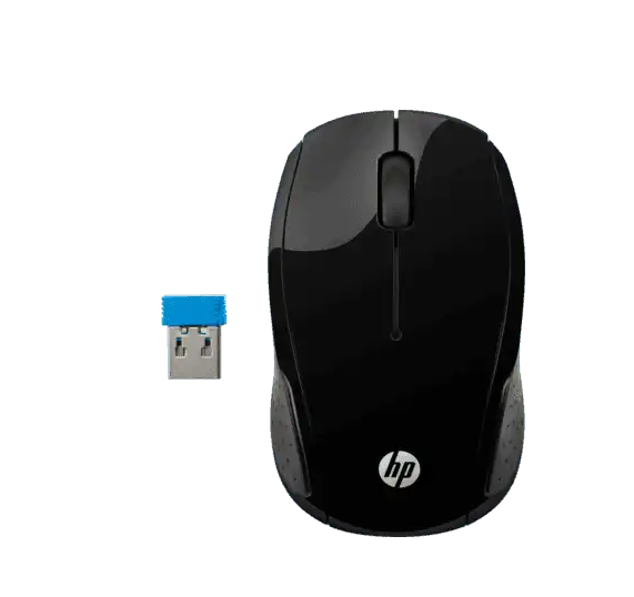 Mysz bezprzewodowa HP Wireless Mouse 200 góra czarna