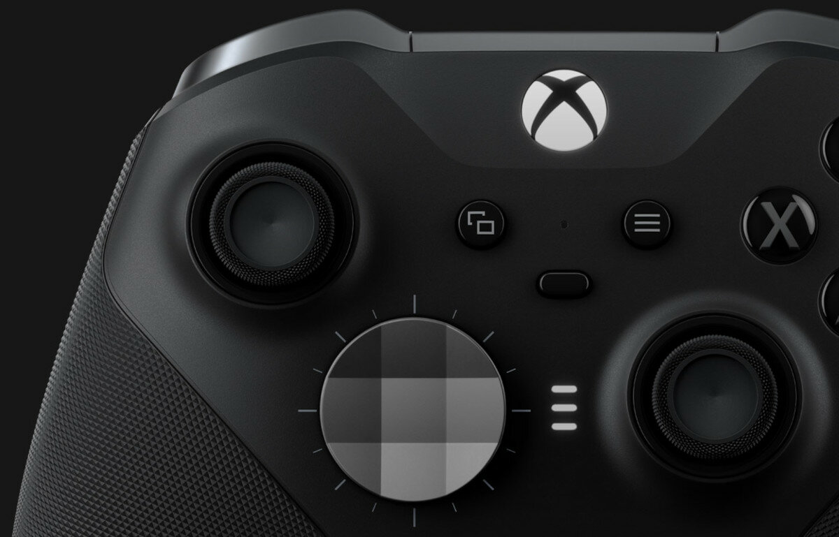 Kontroler Microsoft Xbox Series Elite Series 2 bezprzewodowy widok na kontroler od frontu