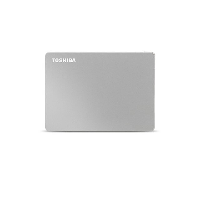 Dysk Toshiba Canvio Flex 2TB HDTX120ESCAA Srebrny widok od przodu