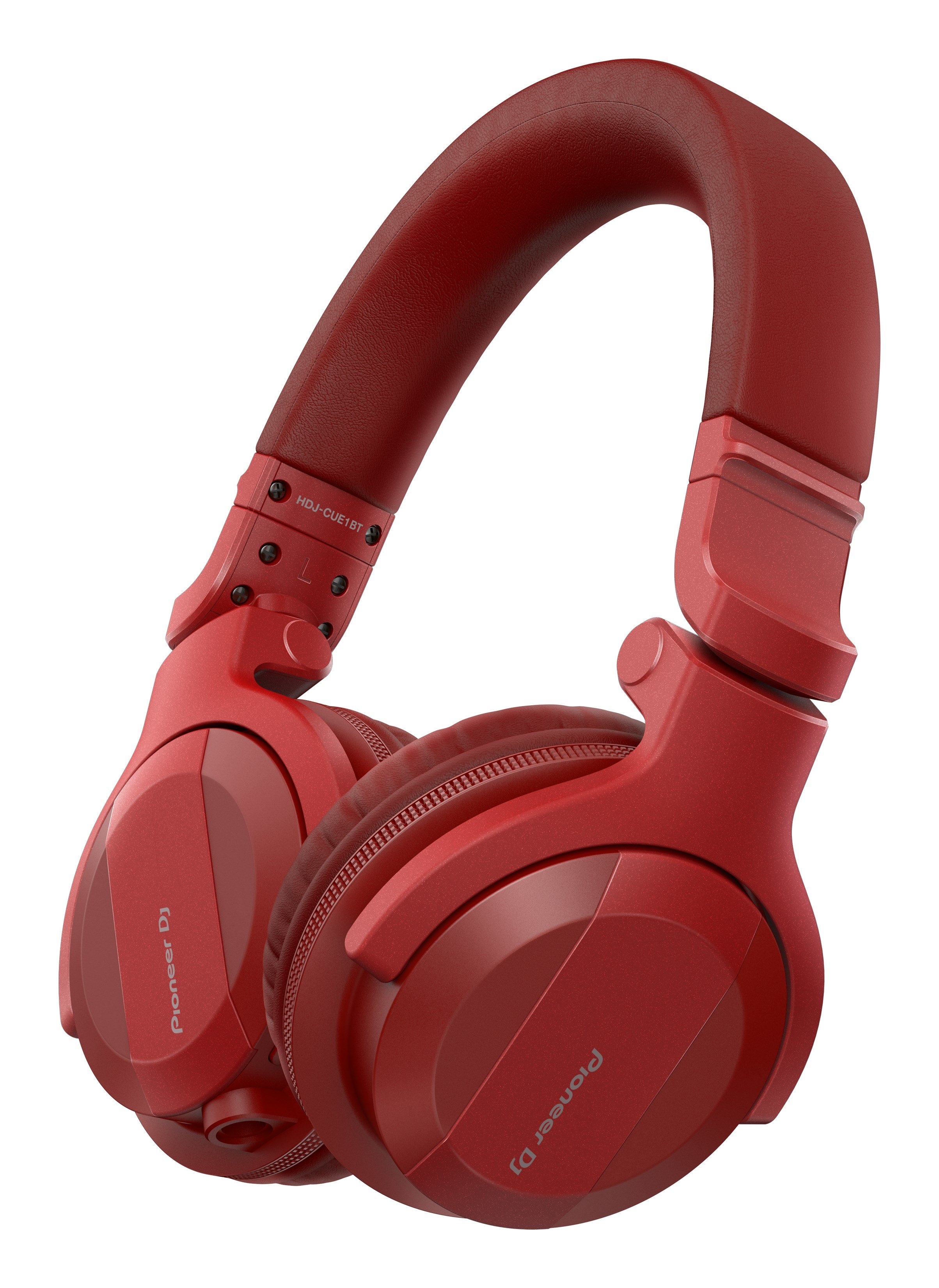 Słuchawki Pioneer HDJ-CUE1BT czerwone widok pod kątem