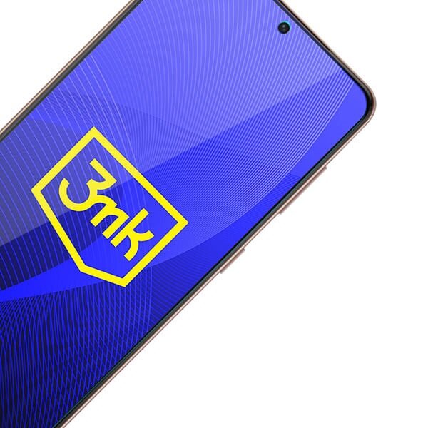 Szkło hybrydowe 3mk FlexibleGlass do Galaxy Tab S7+ na smartfonie pod kątem od frontu