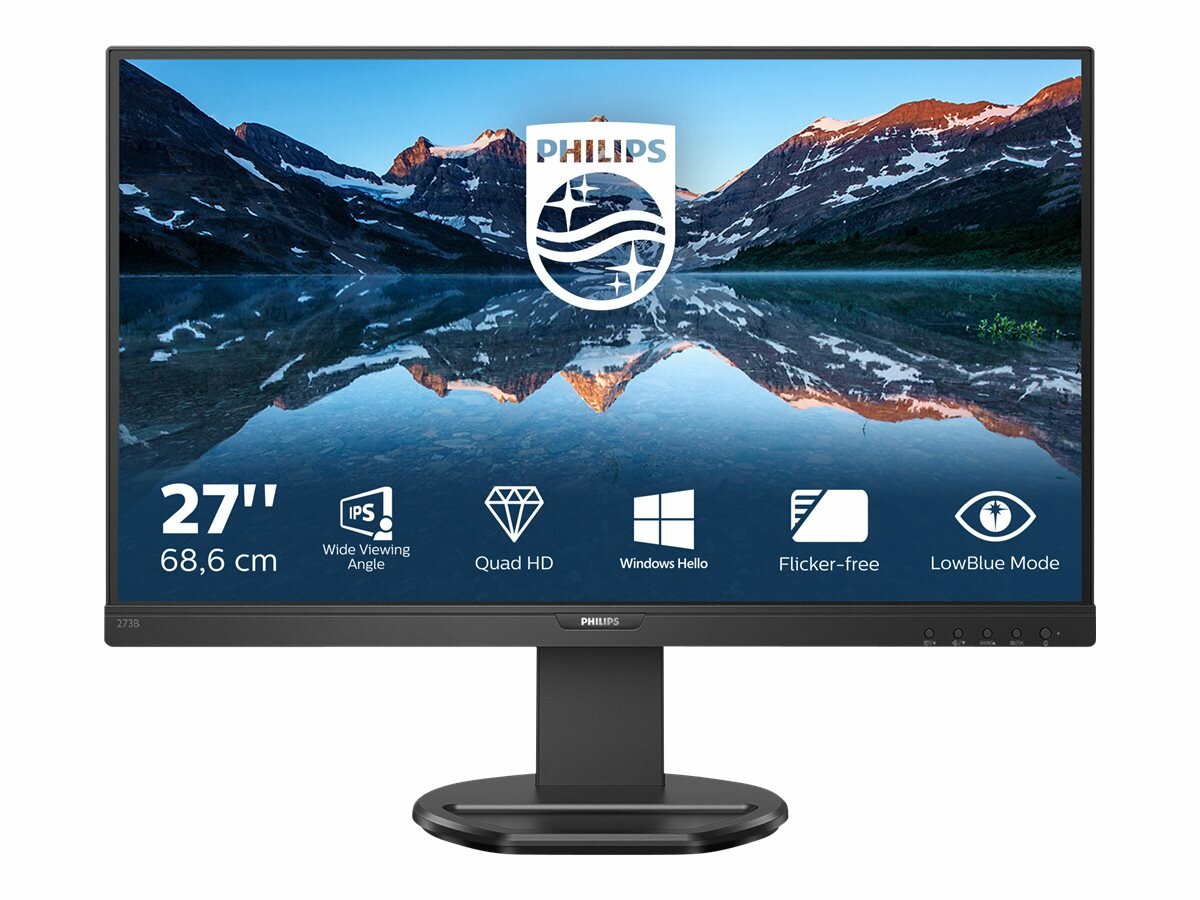 Monitor Philips 276B9/00 Quad HD 2560 x 1440 widok od przodu
