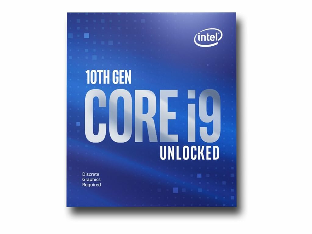 Procesor INTEL Core I9-10900KF widok na opakowanie