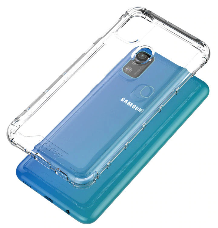Etui Samsung M Cover M21 tył wizualizacja dopasowania etui do telefonu