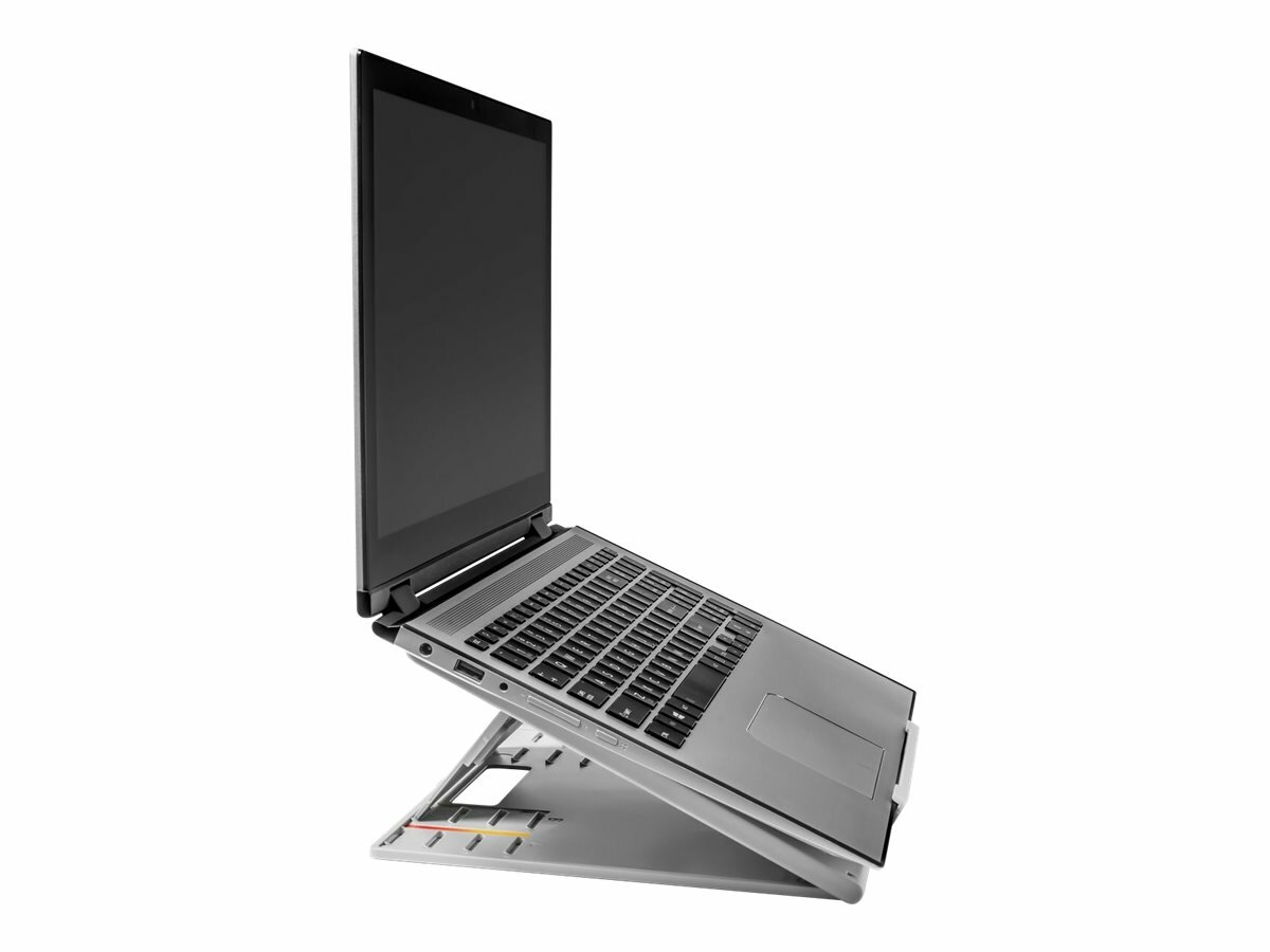 Podstawka chłodząca do laptopa Kensington SmartFit Easy Riser 17” laptop na podstawce - widok z boku