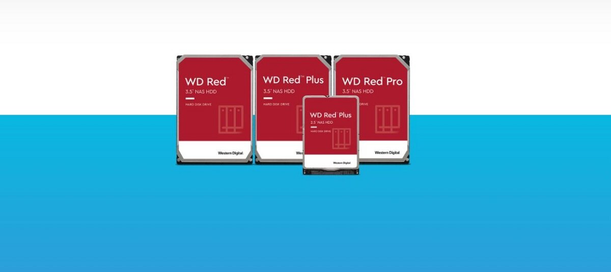 Dysk HDD WD Red Pro NAS WD181KFGX rodzaje dysków na tle