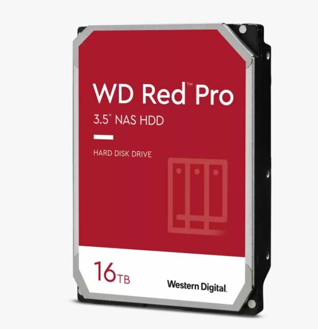 Dysk HDD WD Red Pro NAS WD161KFGX od frontu