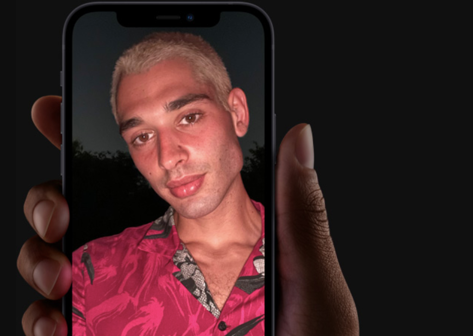 Smartfon Apple iPhone 12 efekt zdjęcia w trybie portretowym