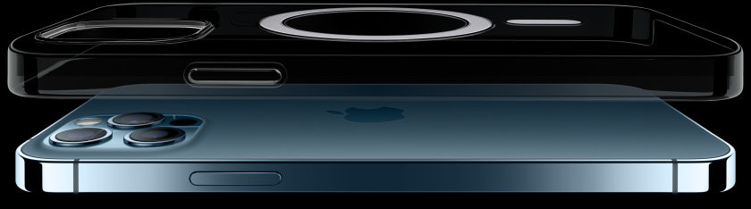 Smartfon Apple iPhone 12 Pro Max MGDL3PM/A wizualizacja dopasowania akcesoriów magnetycznych