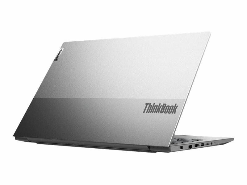 Laptop Lenovo ThinkBook 15p lekko uchylony widok na zewnętrną część urządzenia