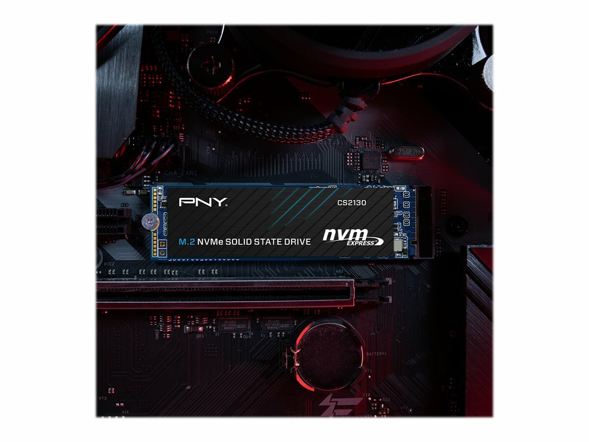 Dysk SSD PNY CS2130 2TB M.2 PCIe NVMe M280CS2130-2TB-RB  dysk zamontowany w płycie głównej