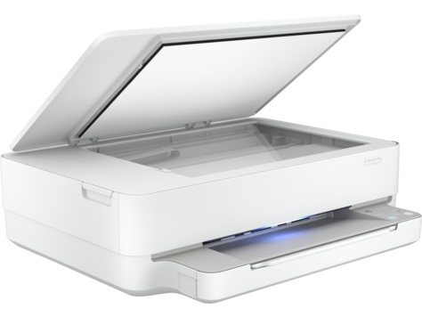 Urządzenie Wielofunkcyjne HP DeskJet Plus Ink Advantage 6075 otwarta pokrywa