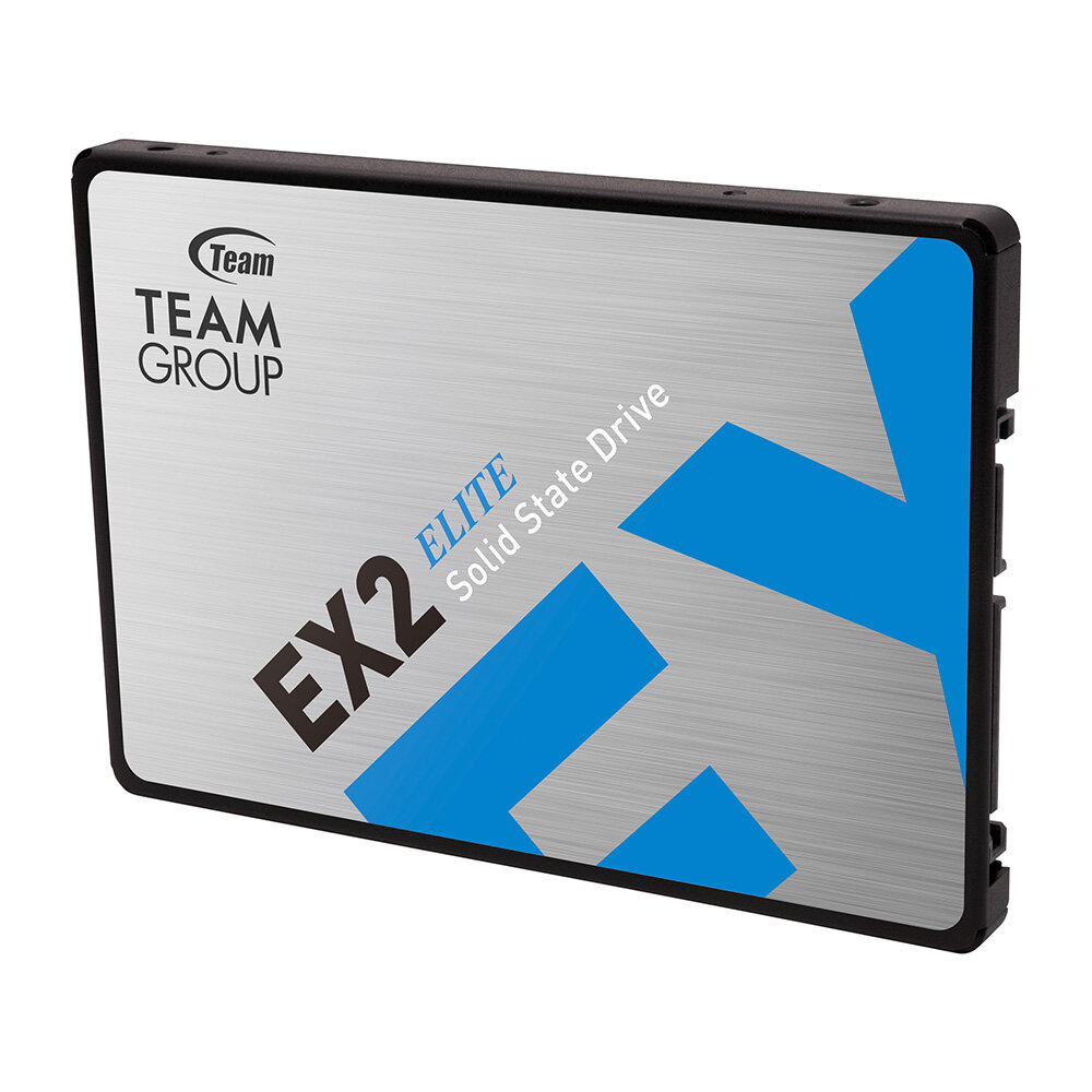 Dysk SSD TeamGroup EX2 2TB 2.5' SATA III widok pod skosem