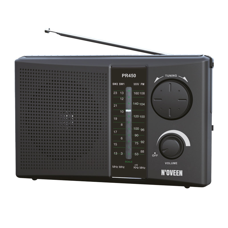 Radio przenośne Noveen R450 front czarny