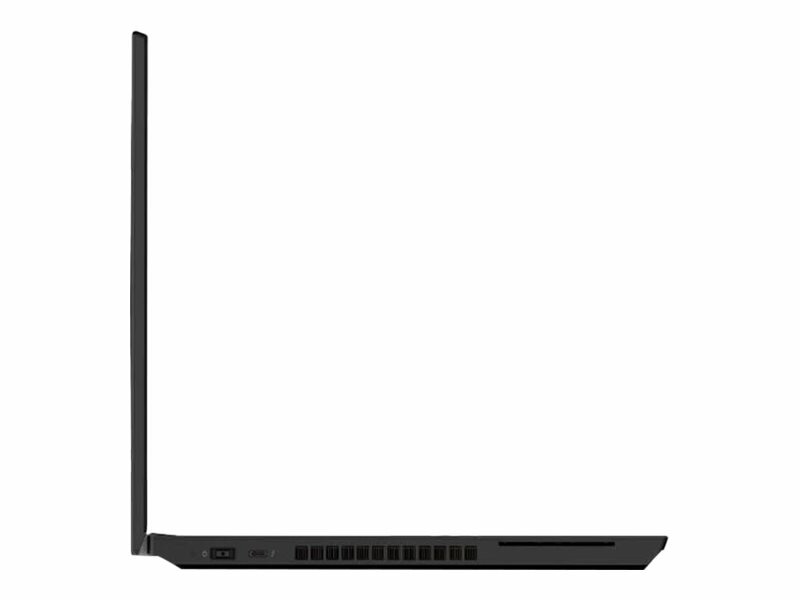 Laptop Lenovo ThinkPad T15p G1 20TN002BPB otwarty laptop - widok z boku