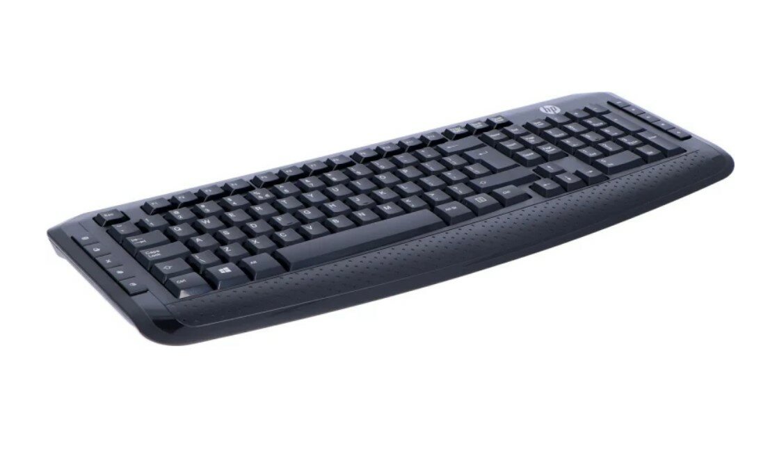 Zestaw klawiatura i mysz bezprzewodowa HP Wireless 300 klawiatura prawym skosem