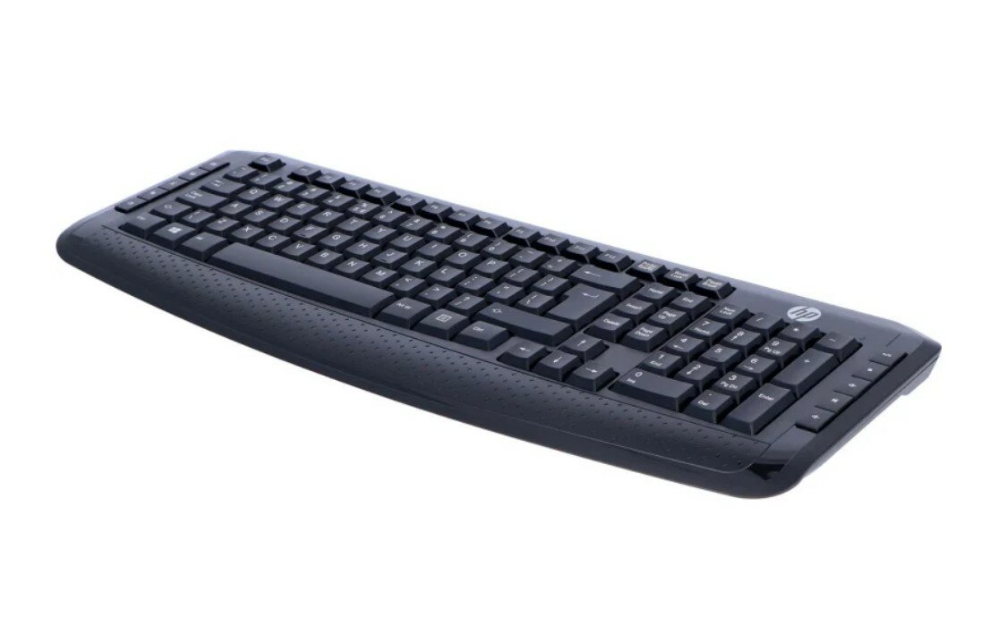Zestaw klawiatura i mysz bezprzewodowa HP Wireless 300 klawiatura lewym skosem