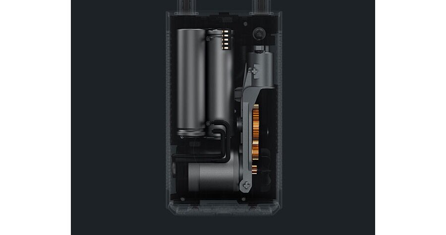 Pompka automatyczna Xiaomi Mi Portable Electric Air Pump 22184 widok na wnętrze pompki