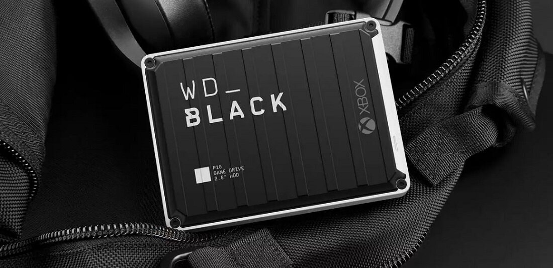 Dysk WD P10 Game Drive for Xbox 2 TB Czarny WDBA6U0020BBK-WESN dysk w torbie podróżnej