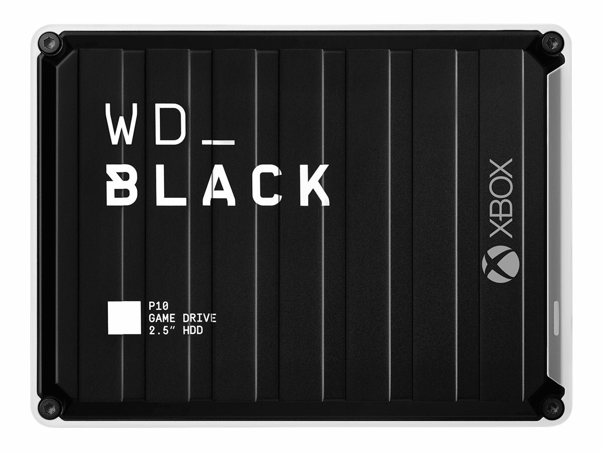Dysk WD P10 Game Drive for Xbox 2 TB Czarny WDBA6U0020BBK-WESN widok od przodu