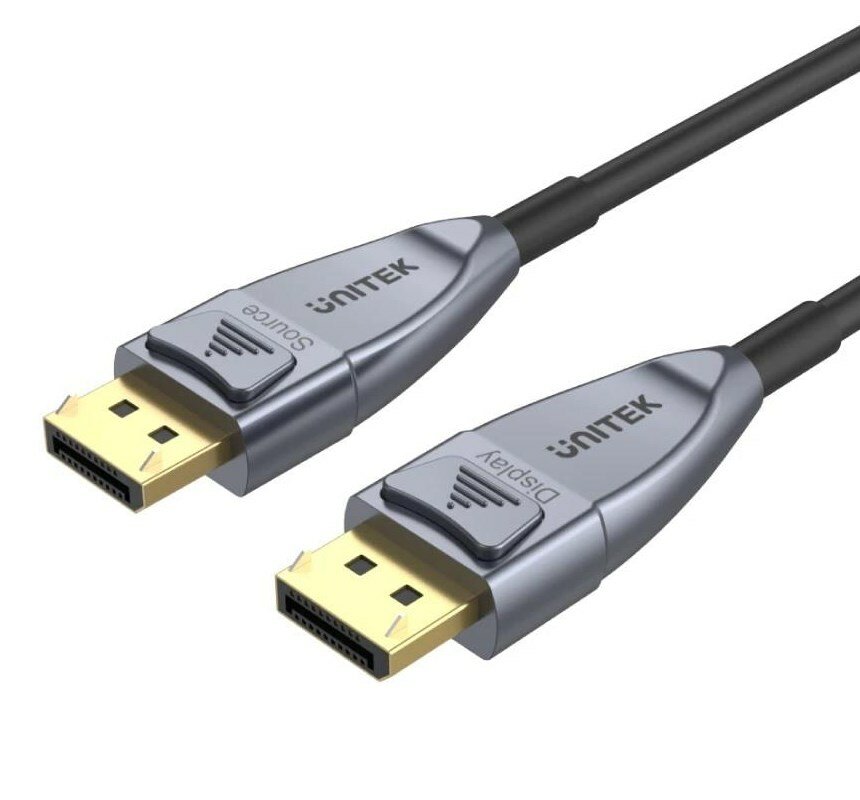 Kabel Unitek C1615GY DisplayPort - DisplayPort 5m front srebrny