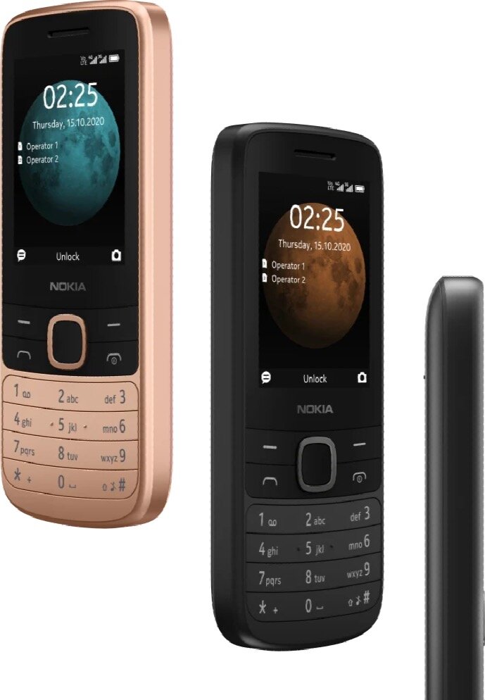 Smartfon NOKIA 225 4G TA-1316 Dual Sim czarna widok na dostępne wersje kolorystyczne