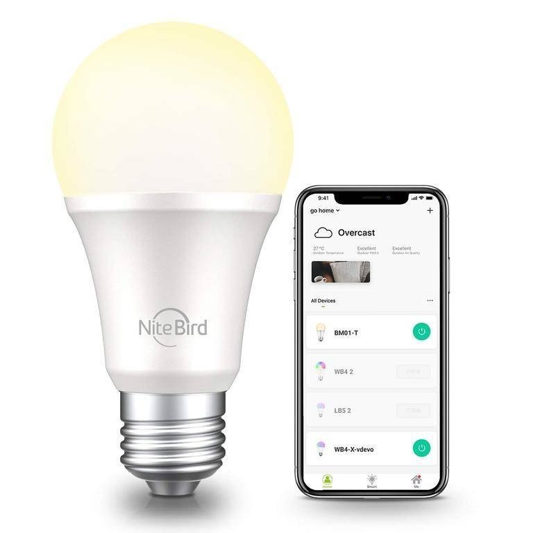 Inteligentna żarówka LED Gosund Nite Bird WB2 żarówka + smartfon z aplikacją do sterowania