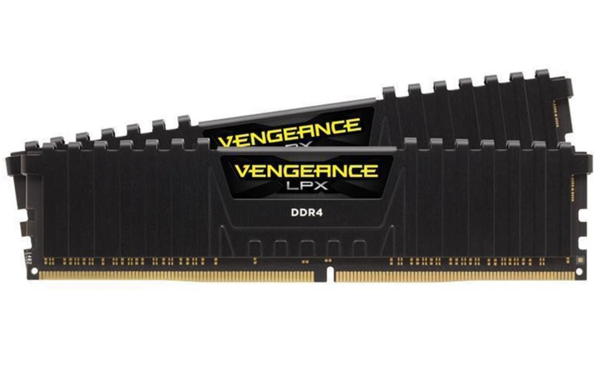 Pamięć RAM Corsair Vengeance CMK16GX4M2D3600C16 DDR4-3600MHz dwa moduły widoczne frontem