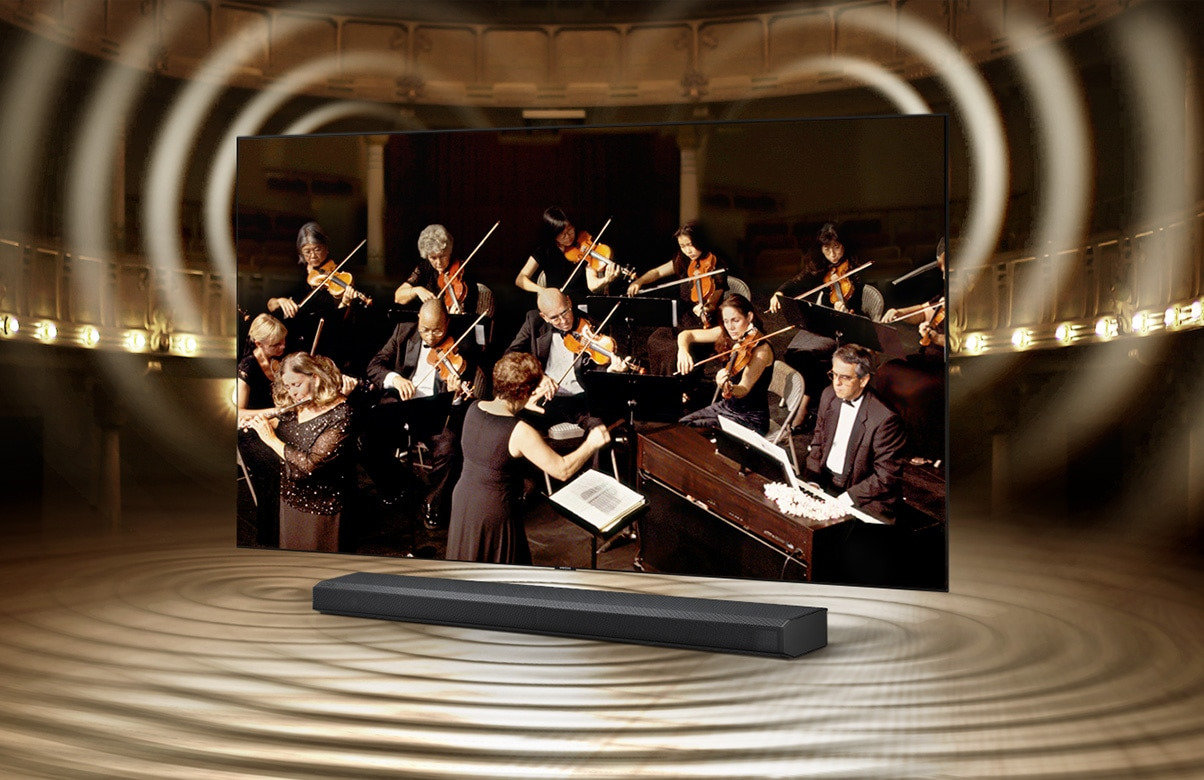 Soundbar Samsung HW-Q70T/EN czarny Q-Symphony