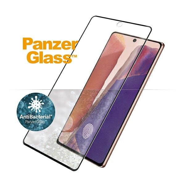 Szkło hartowane do Samsung Note 20 PanzerGlass Curved Super+ Czarne - baner reklamowy