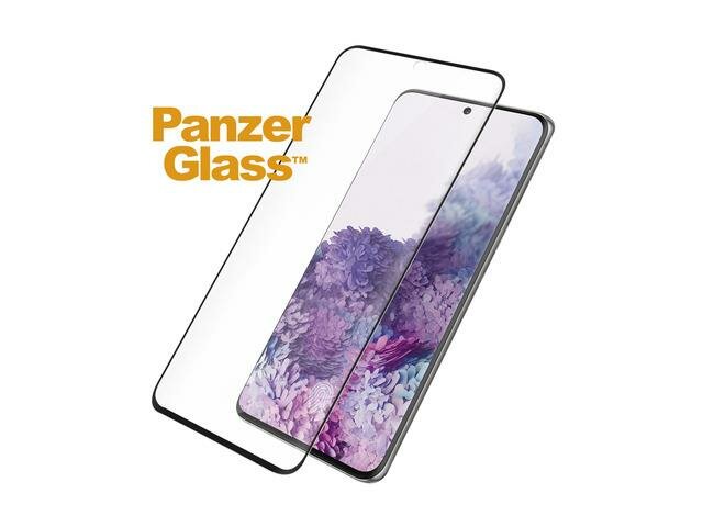 Szkło hartowane do Samsung Galaxy S20 PanzerGlass Curved Super+ Czarne - baner reklamowy