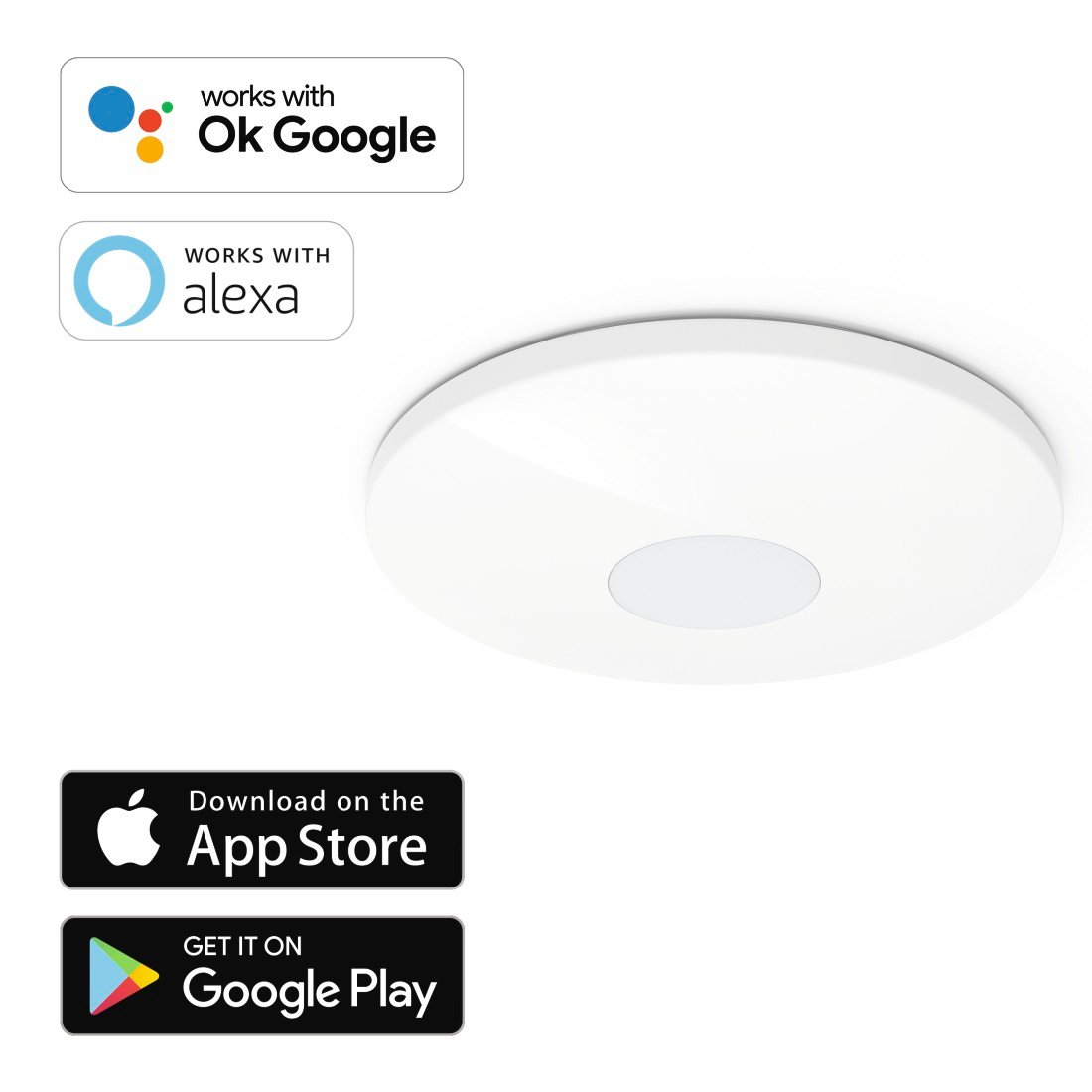 Hama lampa sufitowa LED okragła 50 amazon google
