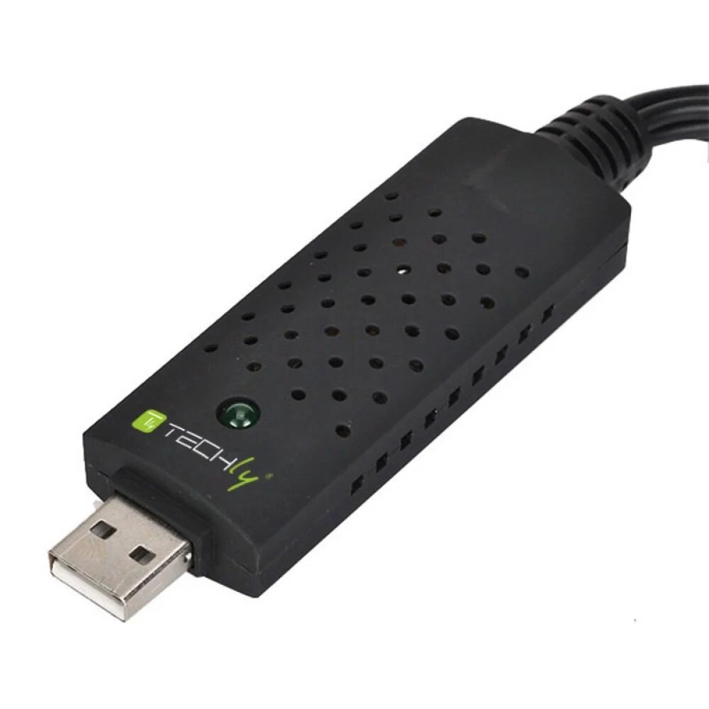 Adapter audio wideo Techly I-USB-VIDEO-700TY USB 2.0 widok na złącze usb