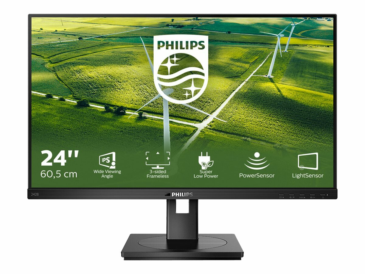 Monitor Philips 242B1G/00 LED widok od przodu