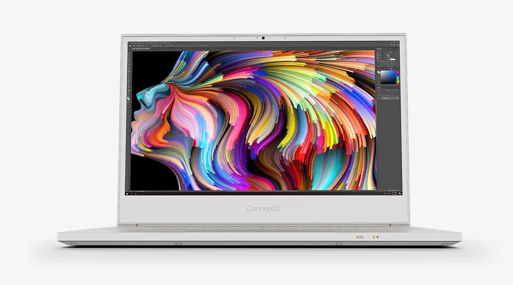 Laptop Acer ConceptD 3 CN315-72G-70RY widok na laptopa od frontu