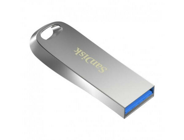 Pendrive SANDISK Ultra Luxe widok na front-bok
