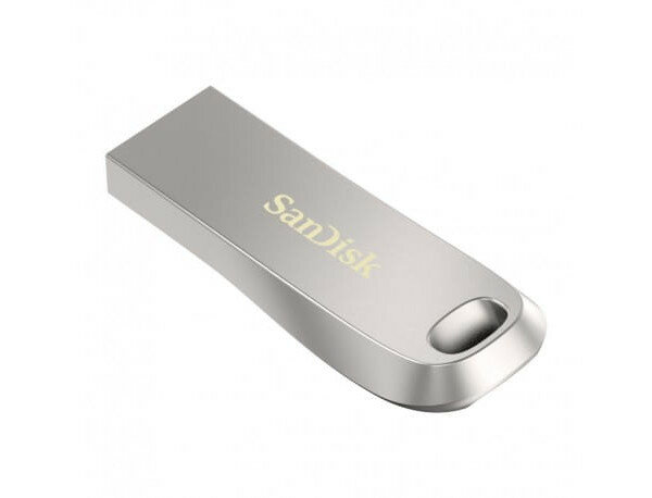 Pendrive SANDISK Ultra Luxe widok na front-bok