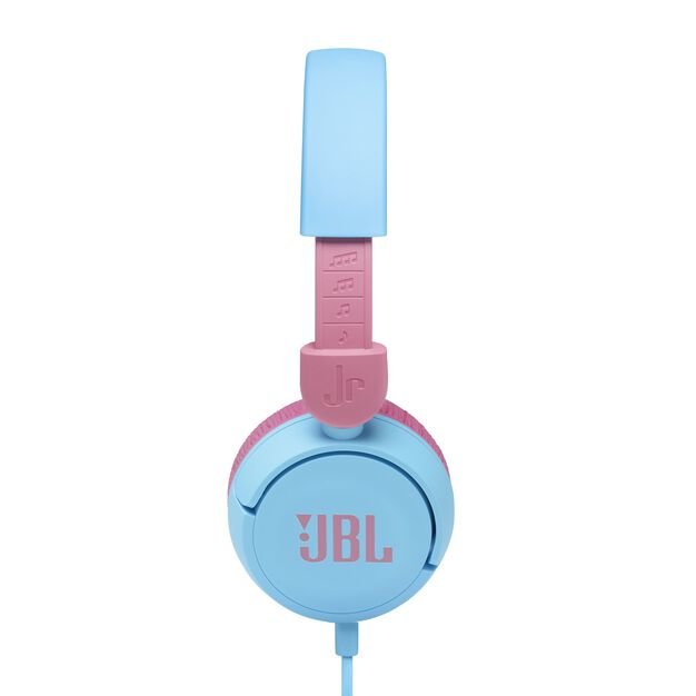 JBL JR310 niebieskie słuchawki dla dzieci bok 