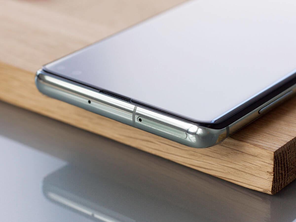 Szkło hartowane 3mk HardGlass Max Sensor-Dot do Galaxy Note 10 smartfon od góry 