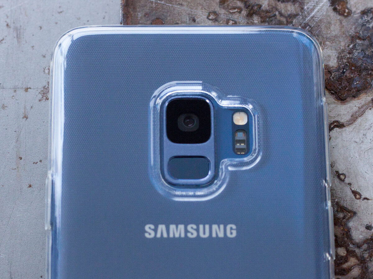 Etui 3MK Clear Case do Samsung Galaxy A405 A40 widok przodem na obiektyw