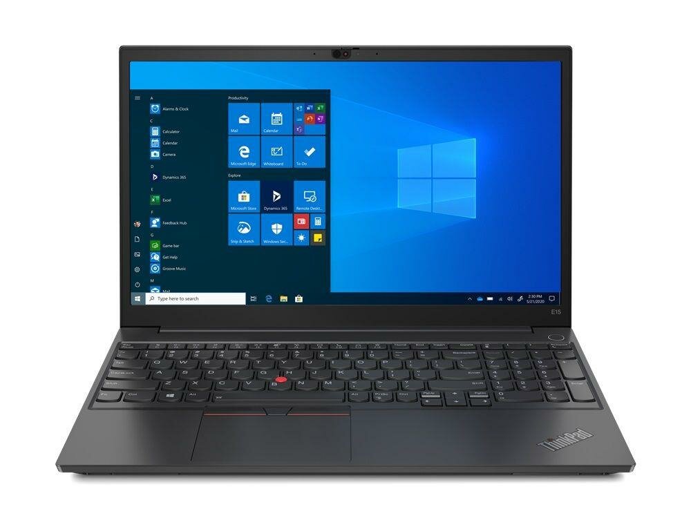 Laptop Lenovo ThinkPad E15 G2 20TD0001PB otwarty, widok przód