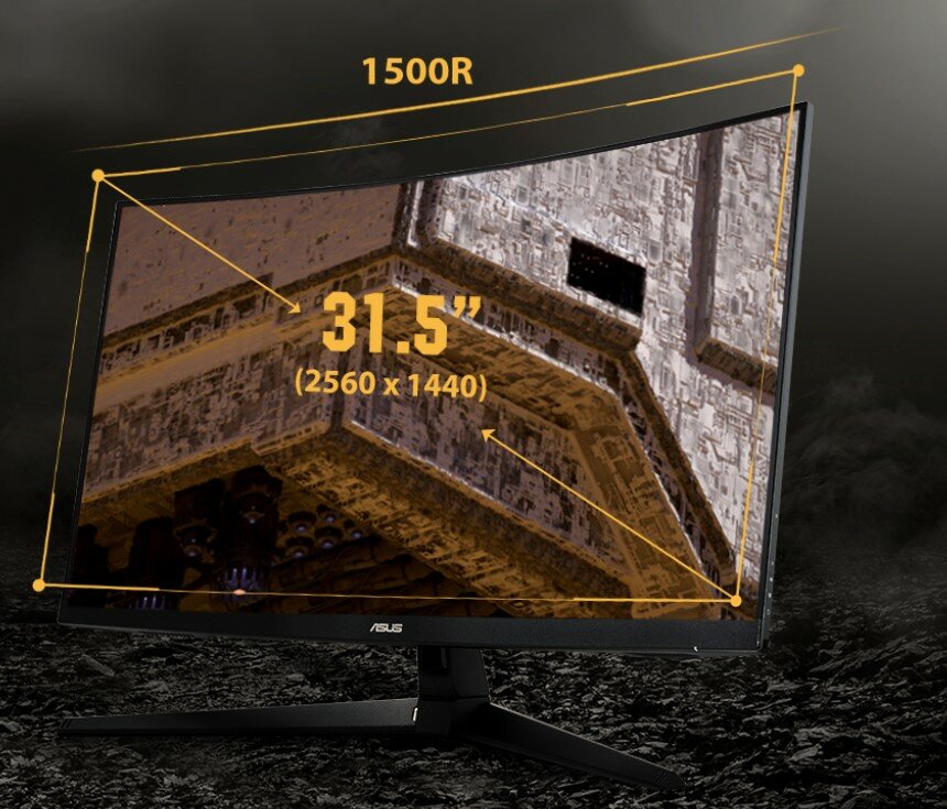 Monitor Asus TUF Gaming  31,5-calowy ekran