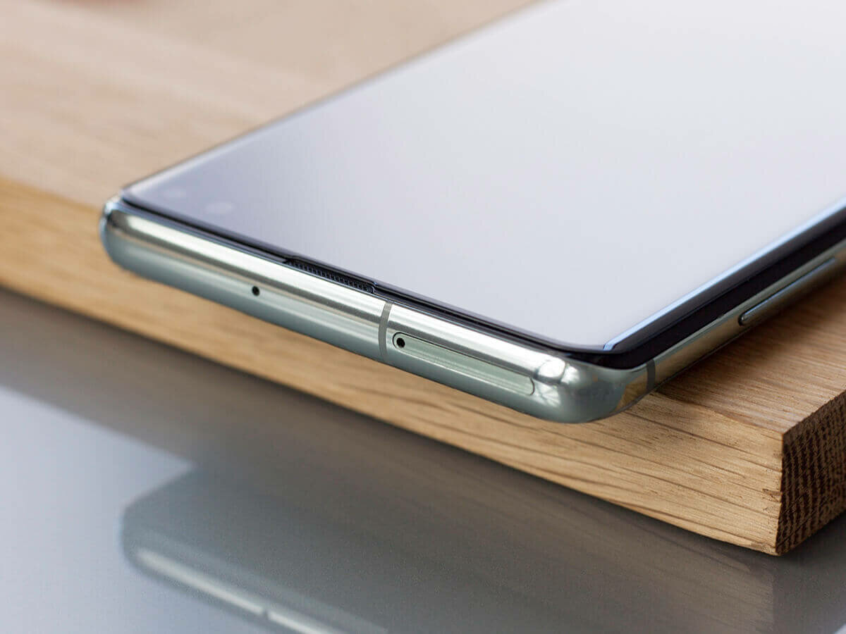 Szkło hartowane 3mk Hardglass Max FP do Galaxy S21 góra smartfonu