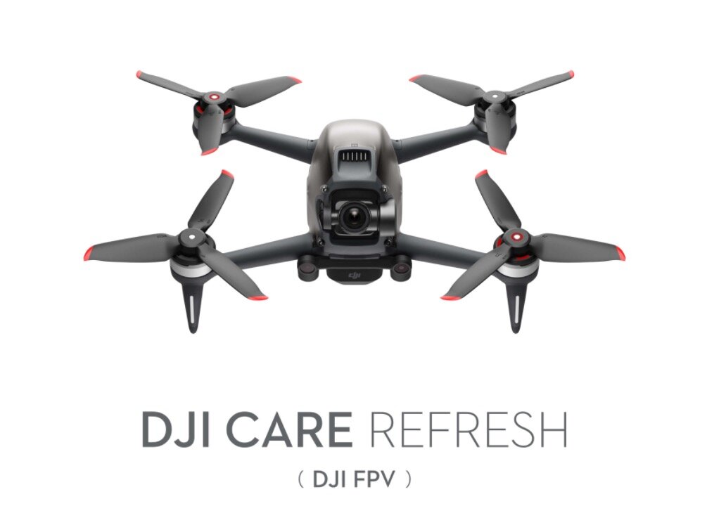 Ubezpieczenie DJI Care Refresh FPV CP.QT.00004438.01 (dwuletni plan) widok od góry na drona