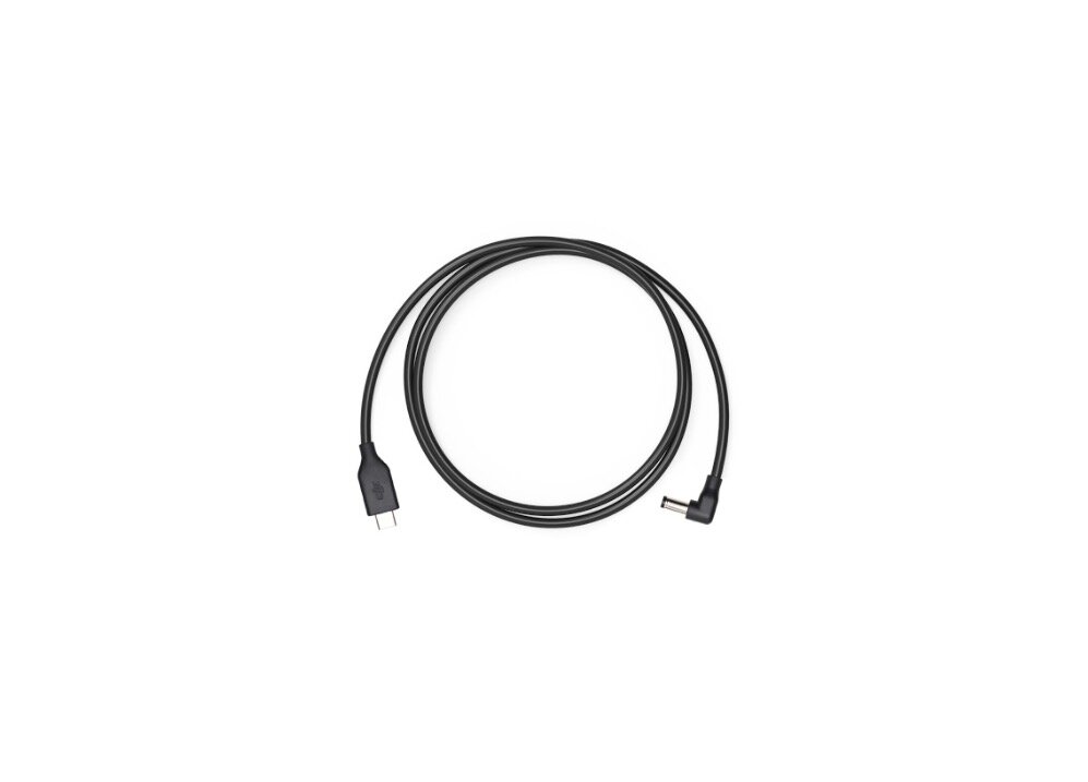 Kabel zasilający do gogli DJI FPV (USB-C) CP.FP.00000038.01 1,25 m widok od przoduna zwinięty kabel