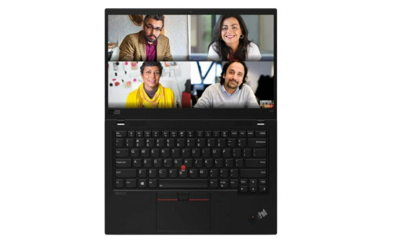 Laptop Lenovo ThinkPad X1 Carbon G8 20U90044PB przód produktu otwarty kat pelny