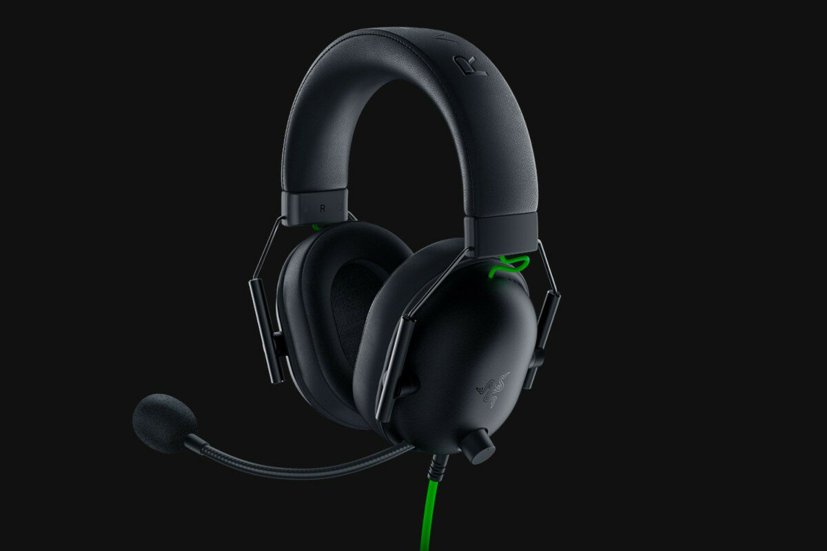 Słuchawki Razer Blackshark V2 X front słuchawek