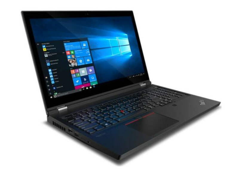 Laptop Lenovo ThinkPad P15 G1 20ST005UPB lewy bok w skosie